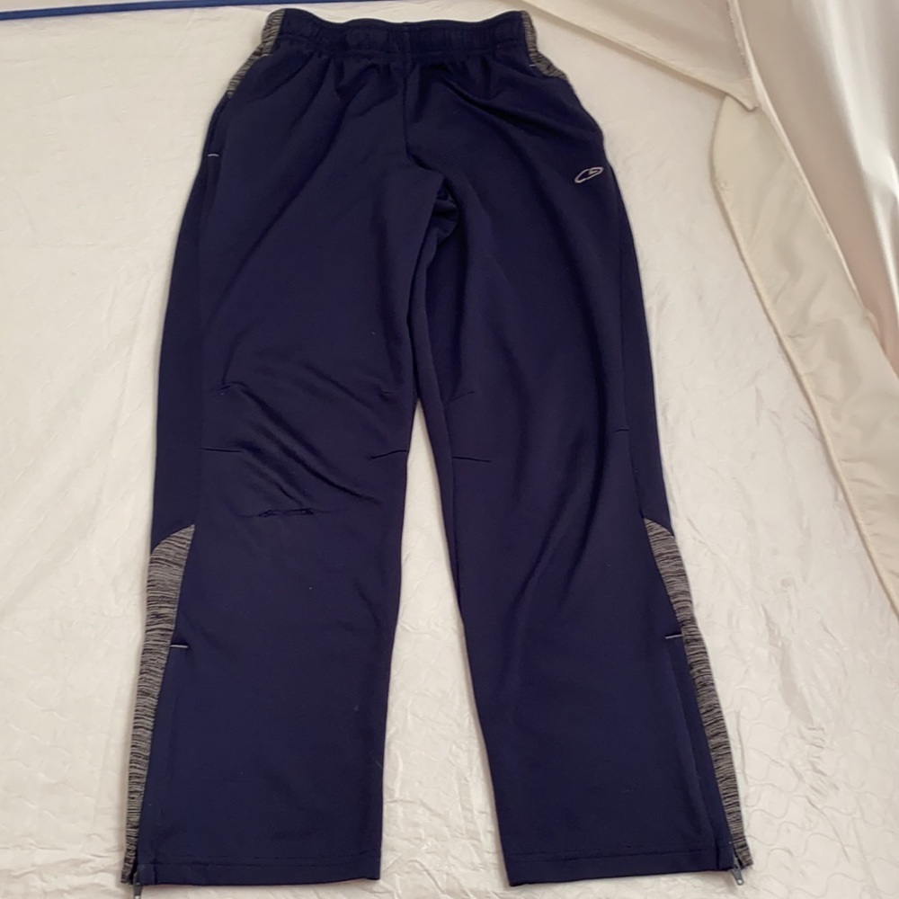 Champion navy blue lightweight track pants 12-14